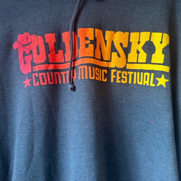 Aviator Nation GoldenSky 2024 Country Music Festival Hoodie NWOT XXL - Picture 8 of 11